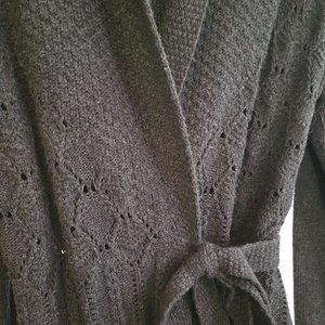Olivia Sky Grey Duster Sweater_Size XL